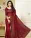 Picture of Stunning Maroon Designer Saree