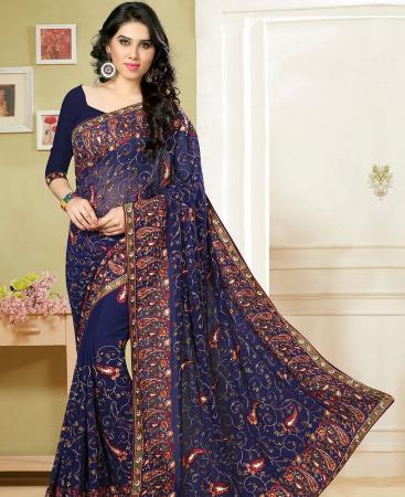 Picture of Sublime Blue Designer Saree