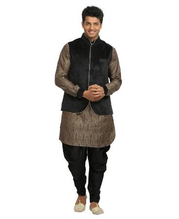 Picture of Admirable Black & Brown Kurtas