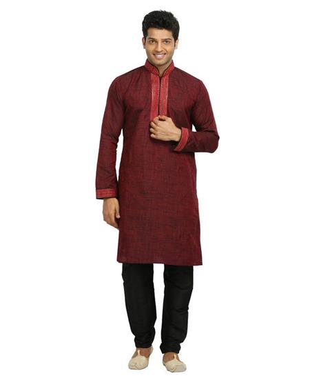 Picture of Sightly Maroon Kurtas