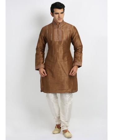 Picture of Pleasing Brown Kurtas