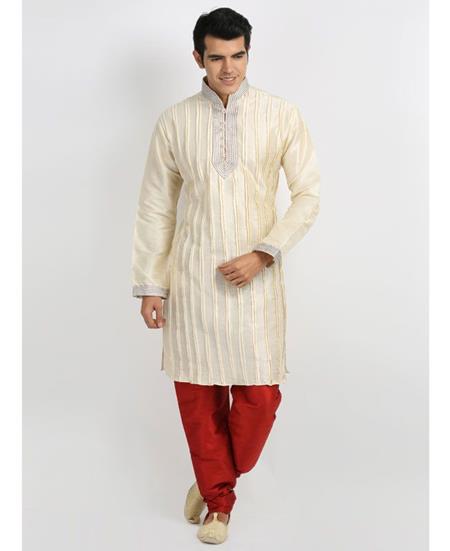 Picture of Taking Beige Kurtas