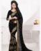 Picture of Elegant Black Georgette Saree