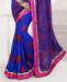 Picture of Delightful Blue Georgette Saree