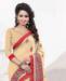 Picture of Resplendent Beige Georgette Saree