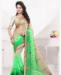 Picture of Gorgeous Green Chiffon Saree