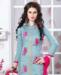 Picture of Well Formed Light Blue Cotton Salwar Kameez