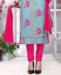 Picture of Well Formed Light Blue Cotton Salwar Kameez