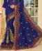 Picture of Superb Navy Blue Designer Saree