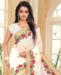 Picture of Pretty White Designer Saree