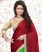 Picture of Well Formed Maroon Casual Saree