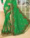 Picture of Resplendent Green Georgette Saree