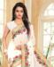 Picture of Beauteous White Georgette Saree