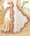 Picture of Beauteous White Georgette Saree