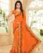 Picture of Amazing Orange Georgette Saree