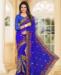 Picture of Sightly Blue Georgette Saree