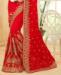 Picture of Enticing Red Georgette Saree