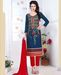 Picture of Comely Blue Cotton Salwar Kameez