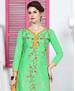 Picture of Charming Spring Green Cotton Salwar Kameez