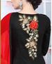 Picture of Bewitching Black Cotton Salwar Kameez