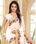 Picture of Pretty White Designer Saree