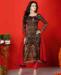 Picture of Charming Black Straight Cut Salwar Kameez