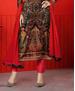 Picture of Charming Black Straight Cut Salwar Kameez