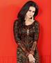 Picture of Charming Black Straight Cut Salwar Kameez