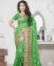 Picture of Elegant Green Georgette Saree