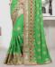 Picture of Elegant Green Georgette Saree