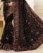 Picture of Well Formed Black Georgette Saree