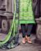 Picture of Superb Green Cotton Salwar Kameez