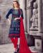 Picture of Beauteous Navy Blue Cotton Salwar Kameez