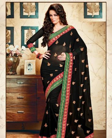 Picture of Sublime Black Designer Saree