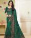 Picture of Statuesque Green Georgette Saree