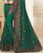 Picture of Statuesque Green Georgette Saree