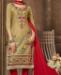 Picture of Statuesque Khaki Cotton Salwar Kameez