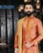 Picture of Fascinating Rust Sherwani