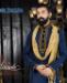 Picture of Gorgeous Navy Blue Sherwani