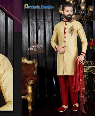 Picture of Charming Gold Sherwani