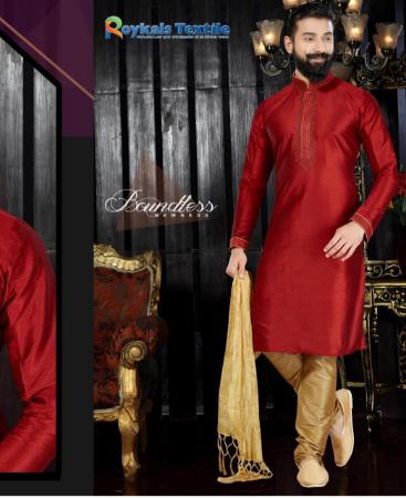 Picture of Beautiful Marron Sherwani