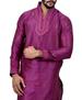 Picture of Shapely Darkmagenta Kurtas