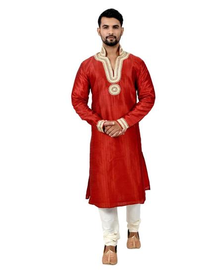 Picture of Splendid Red Kurtas