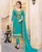 Picture of Bewitching Blue Cotton Salwar Kameez