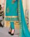 Picture of Bewitching Blue Cotton Salwar Kameez