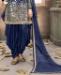 Picture of Enticing Navy Blue Patiala Salwar Kameez