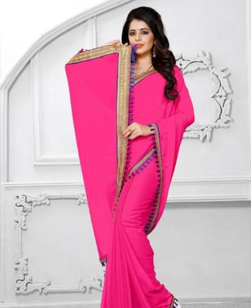 Picture of Admirable Pink Casual Saree