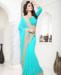 Picture of Ravishing Turquoise Blue Georgette Saree