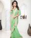 Picture of Excellent Light Green Georgette Saree