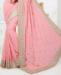 Picture of Classy Baby Pink Georgette Saree